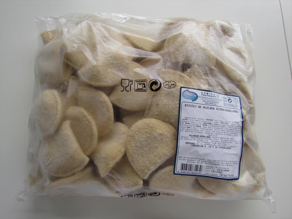 RISSOL PESCADA APROX 33G.COMIFRIO CX150